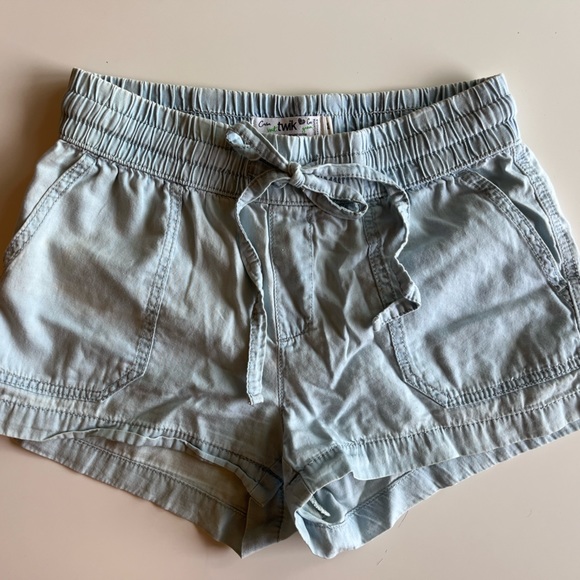 Cotton Tie Shorts - Picture 1 of 3